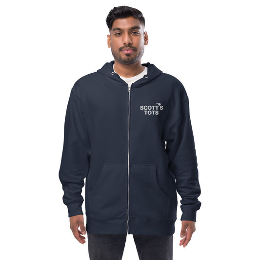 The Office Scott's Tots Embroidered Zip Up Hoodie