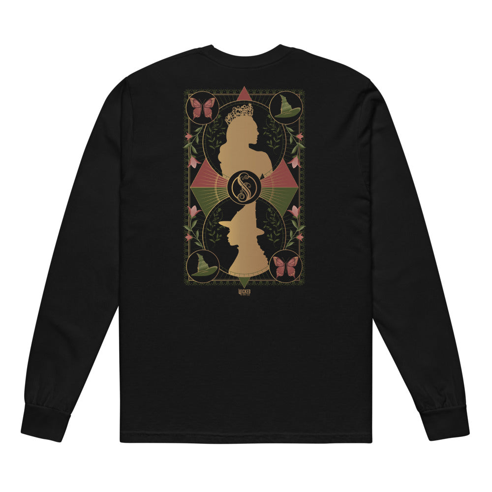 Wicked Enchanted Elements Elphaba & Glinda Heavyweight Long Sleeve T-S