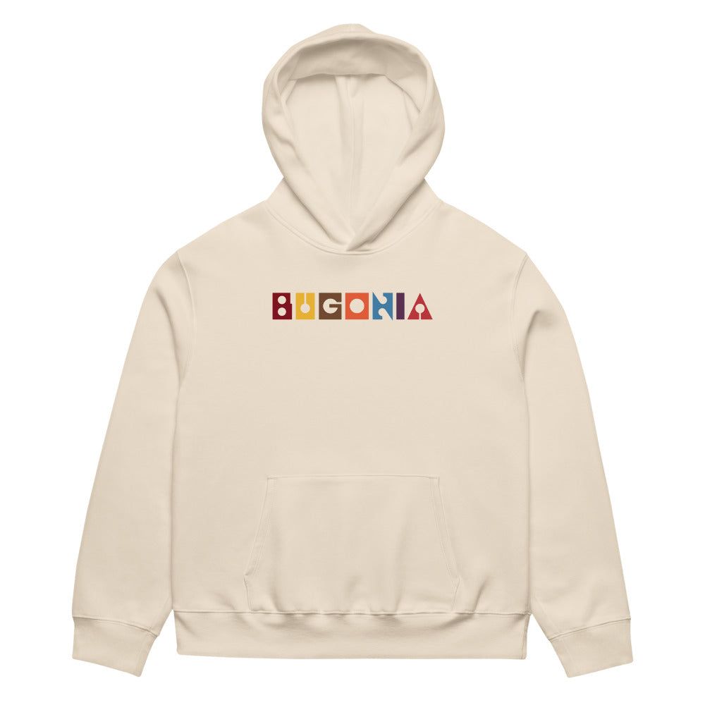 Bugonia Color Logo Unisex Oversized Hoodie Dust