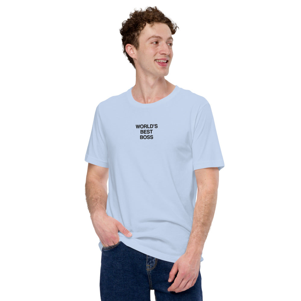 The Office World's Best Boss Embroidered T-Shirt