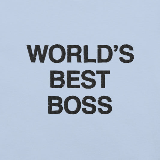 The Office World's Best Boss Embroidered T-Shirt