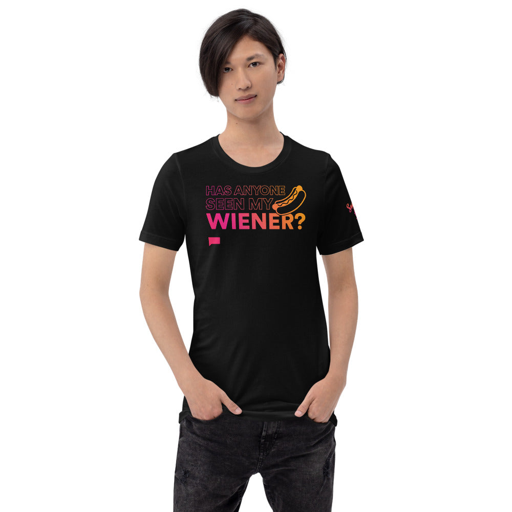 Summer House Has Anyone Seen My Wiener Adult Short Sleeve T-Shirt