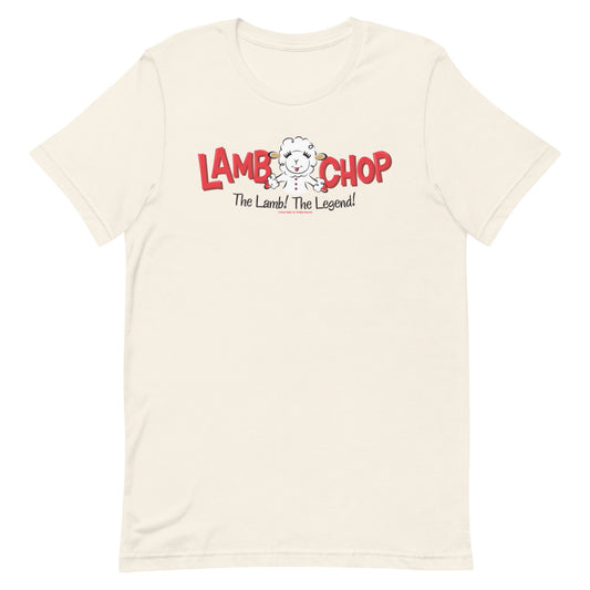 Lamb Chop Logo T-shirt Vintage White