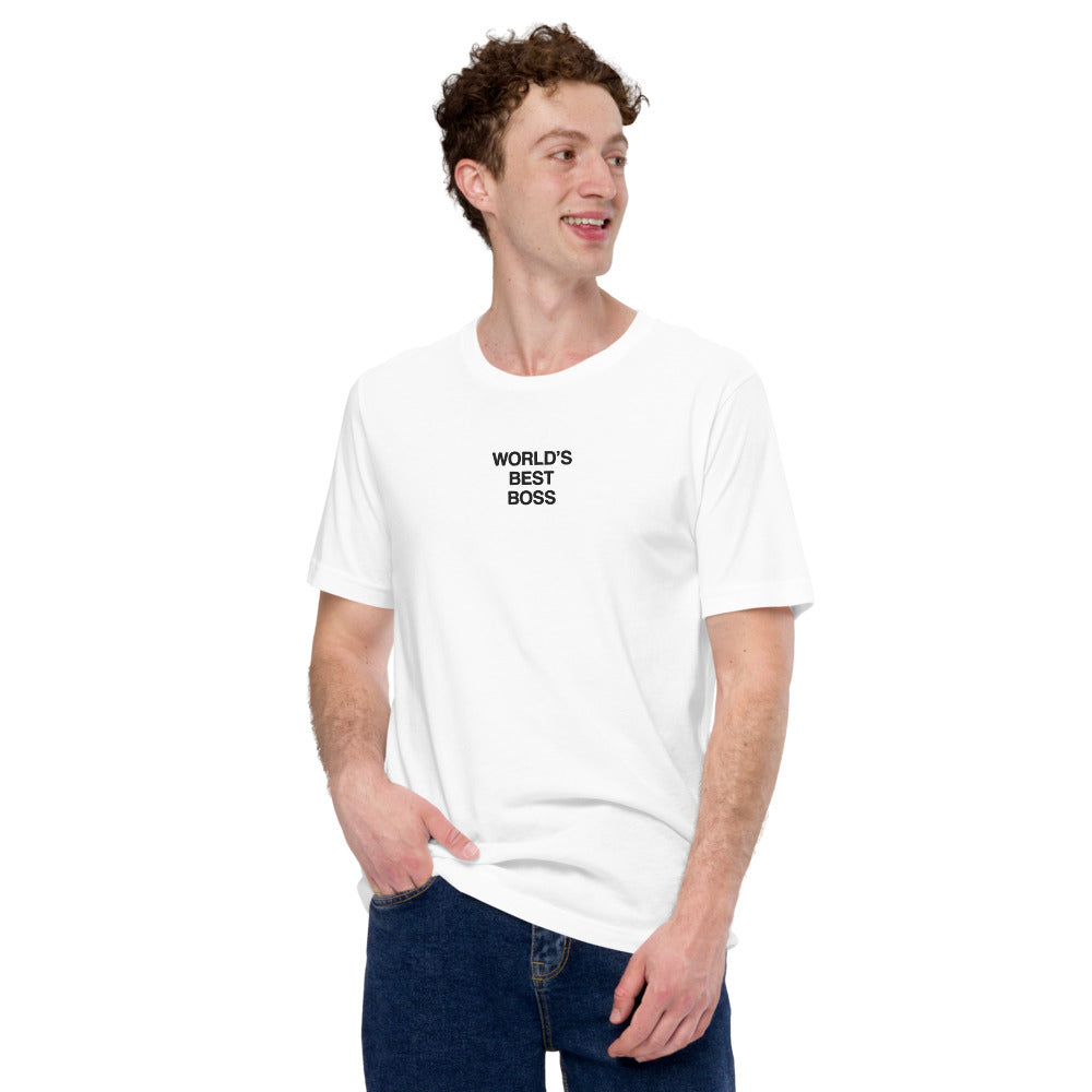 The Office World's Best Boss Embroidered T-Shirt