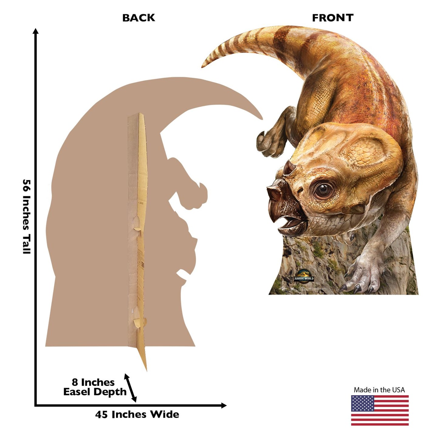 Jurassic World: Rebirth Aquilops Standee