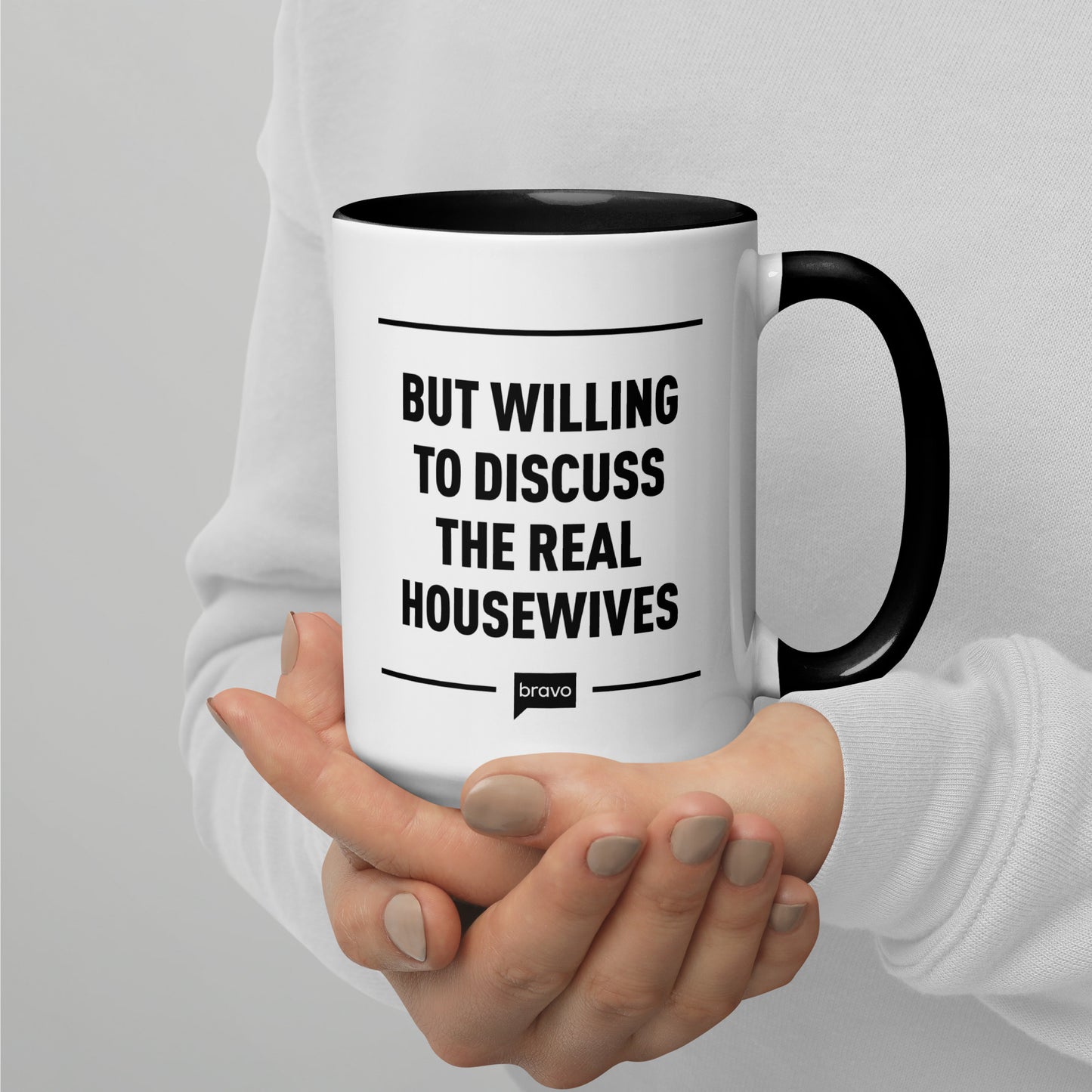 The Real Housewives Mug Willing To Discuss