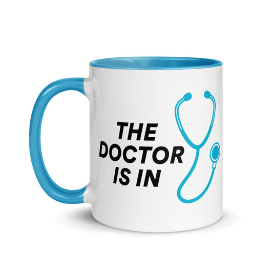 Married to Medicine The Doctor Is In Two-Tone Mug 11 oz