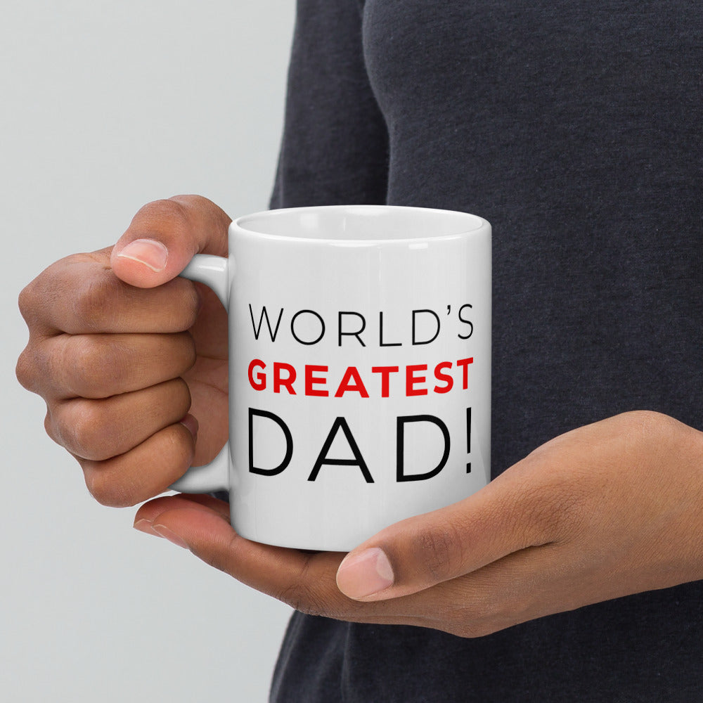 Suits World's Greatest Dad White Mug