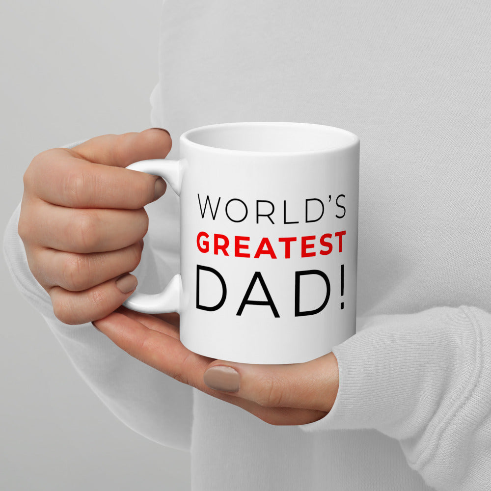 Suits World's Greatest Dad White Mug