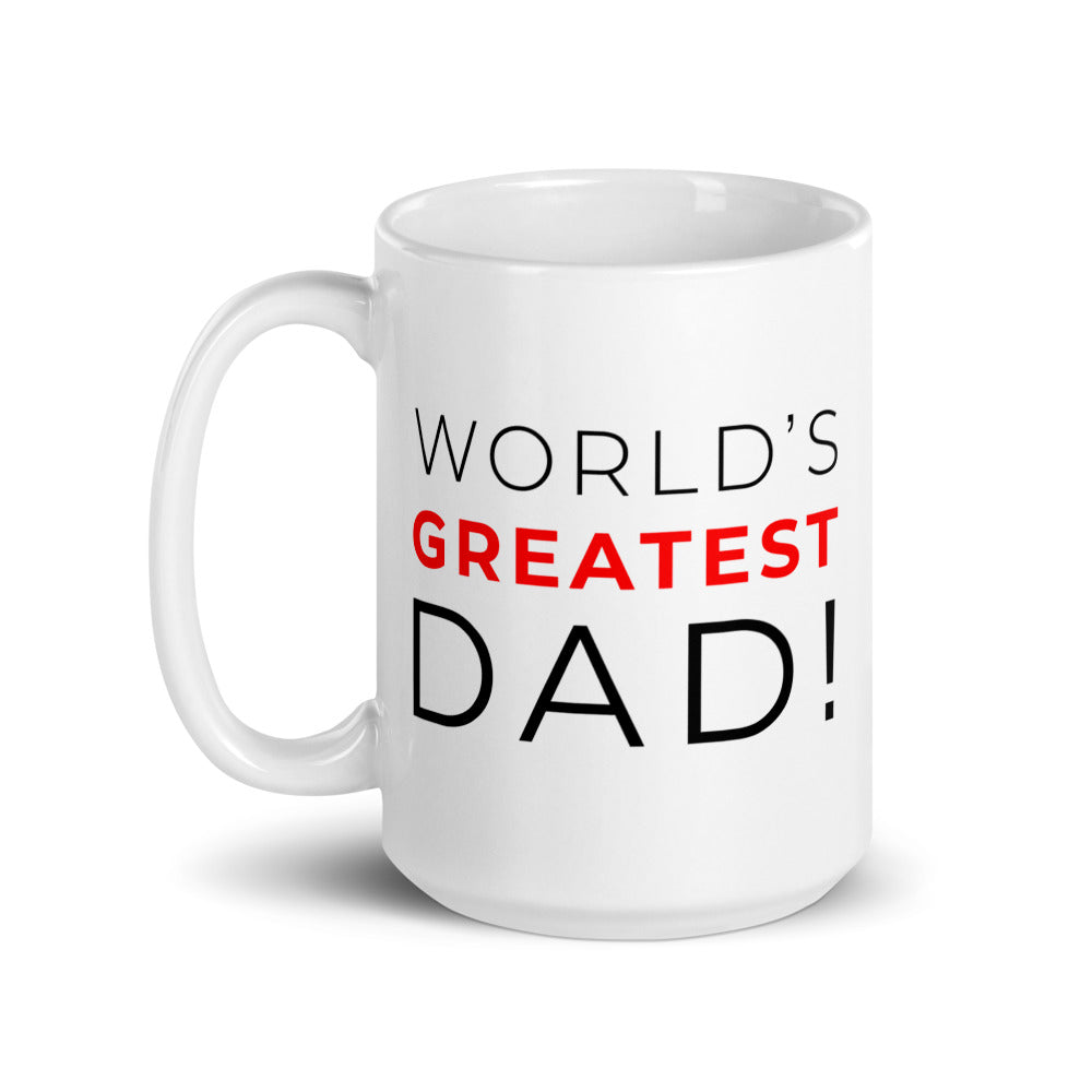 Suits World's Greatest Dad White Mug