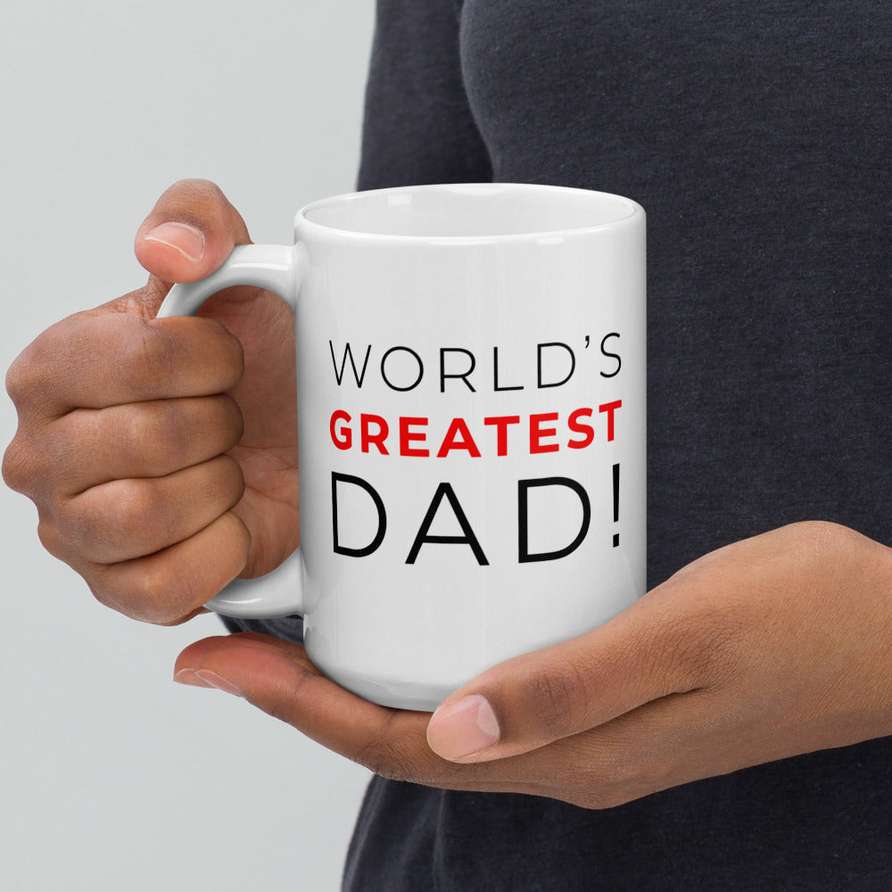 Suits World's Greatest Dad White Mug