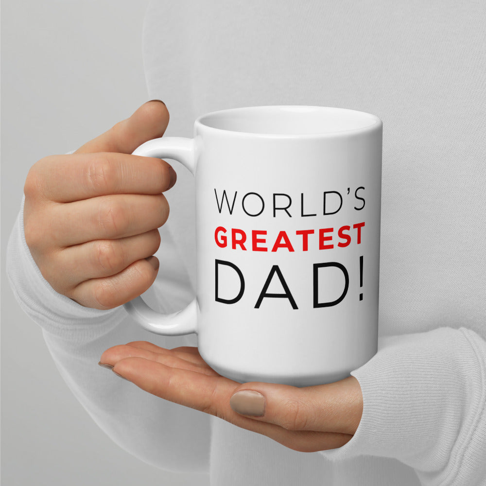 Suits World's Greatest Dad White Mug