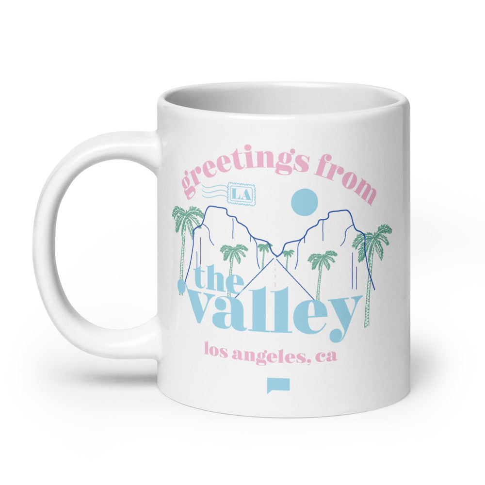 The Valley Greetings From The Valley Mug