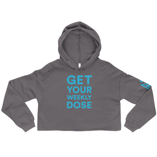 Married to Medicine Get Your Weekly Dose Women's Crop Hoodie Storm