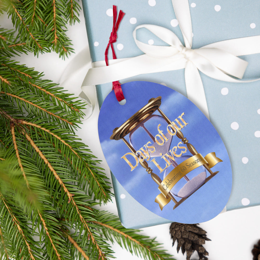 Days of Our Lives 60th Anniversary Wooden Ornament