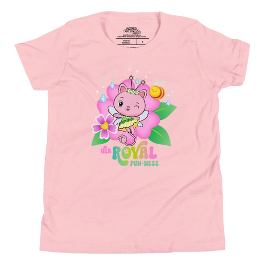 Gabby's Dollhouse The Movie Royal Fun-ness Kids T-Shirt Pink