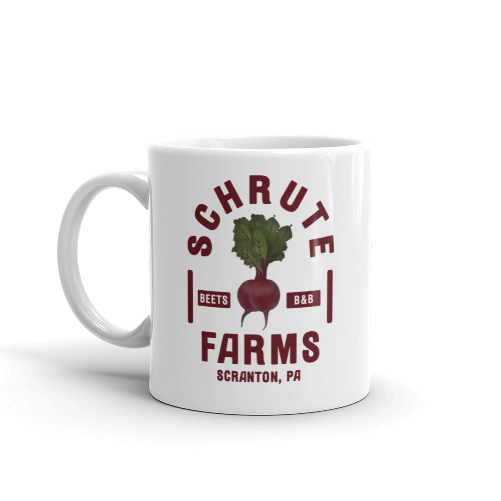 The Office Schrute Farms  White Mug