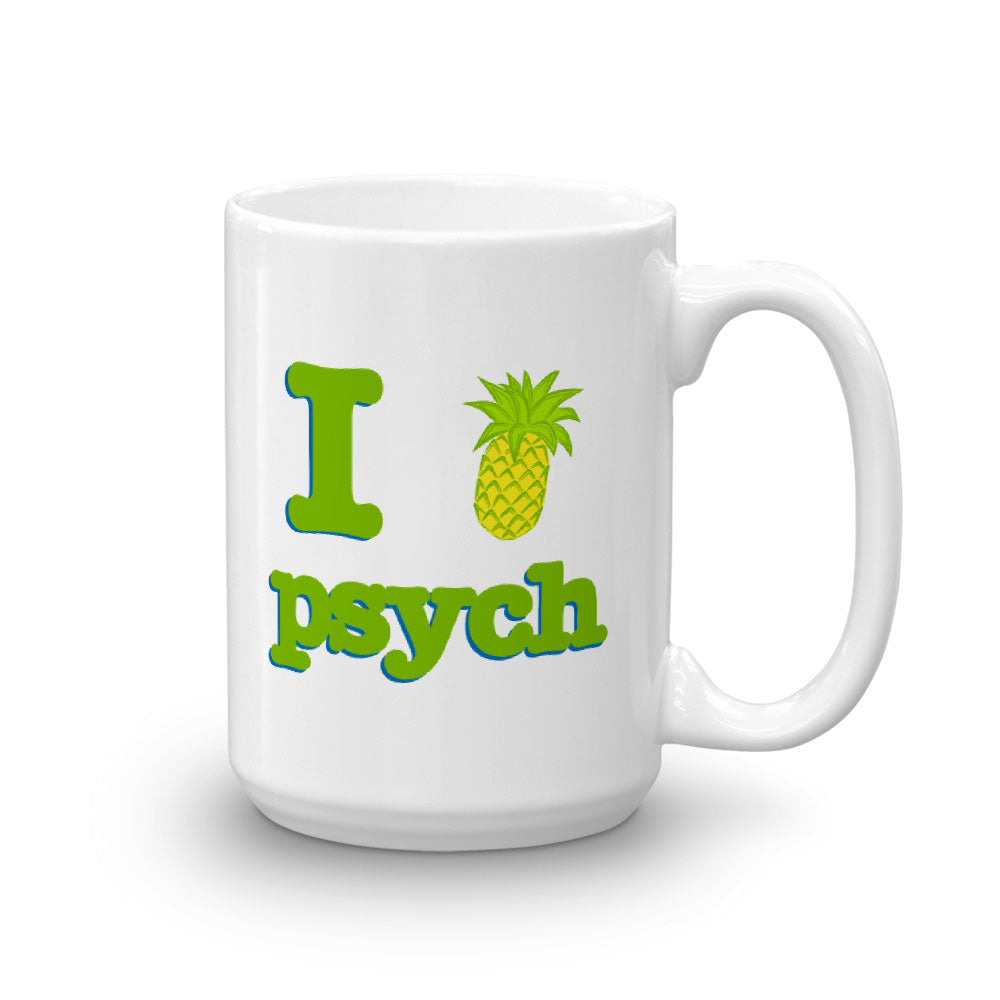 Psych I Love Psych White Mug