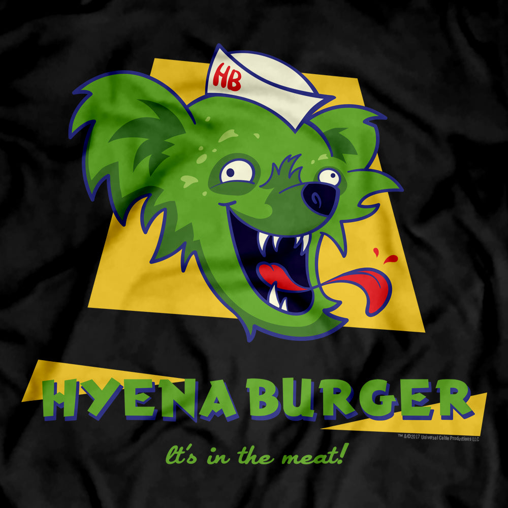 12 Monkeys Hyena Burger Adult Short Sleeve T-Shirt