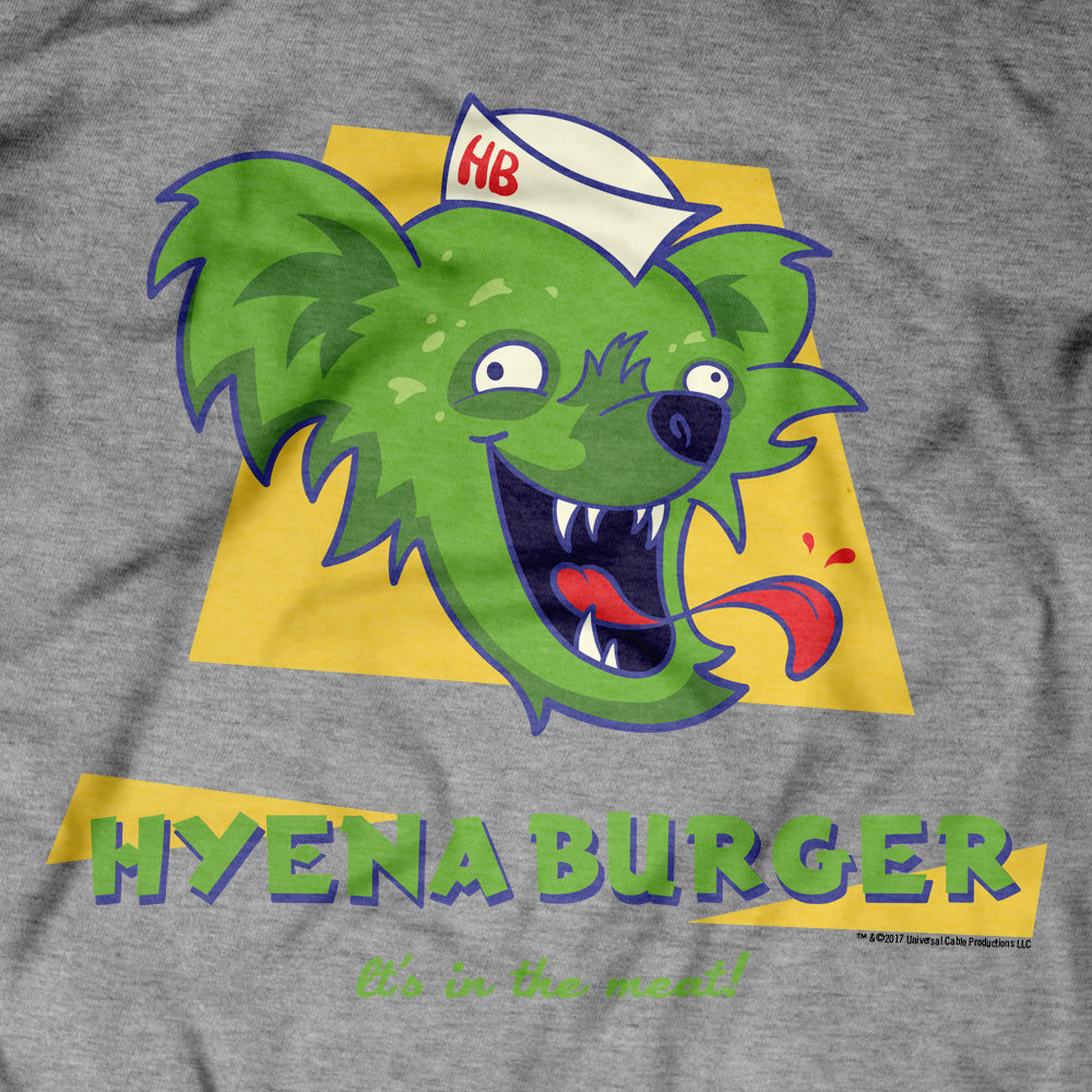 12 Monkeys Hyena Burger Adult Short Sleeve T-Shirt