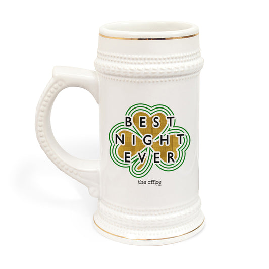 The Office Dunder Mifflin Best Night Ever St. Patrick's Day Beer Stein