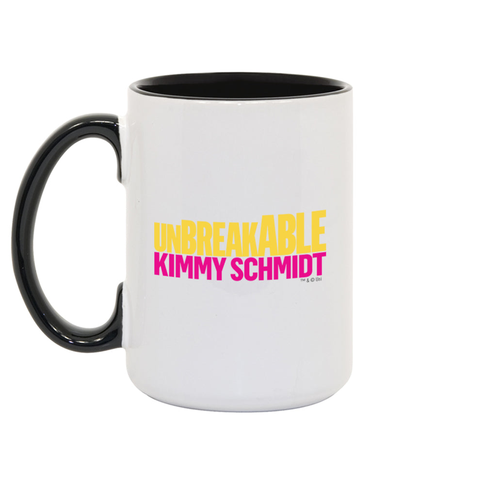 Unbreakable Kimmy Schmidt I Don't Sweat I Sparkle White and Black Mug