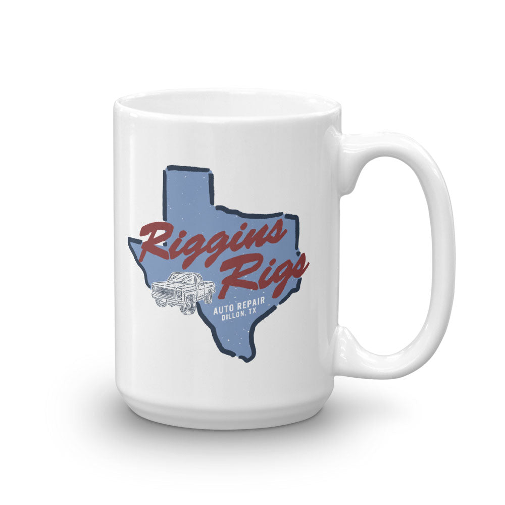 Friday Night Lights Riggins Rigs  White Mug