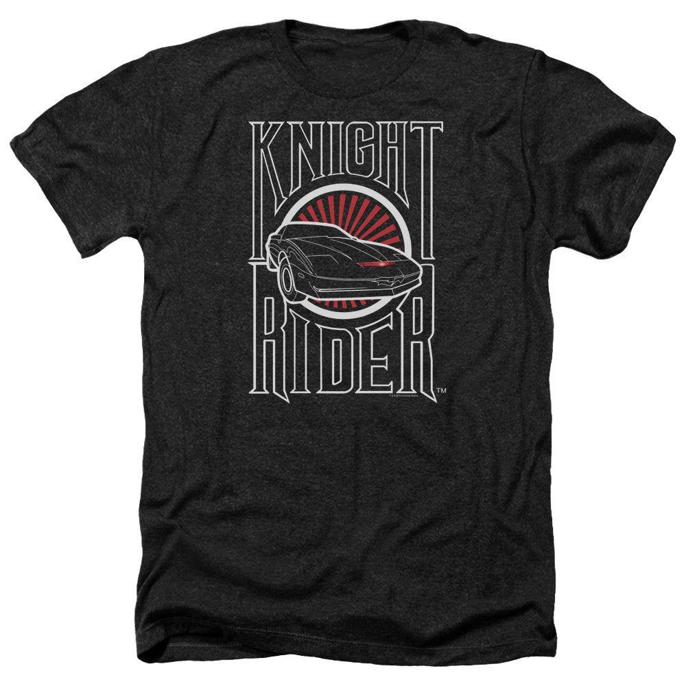 Knight Rider Logo Heather Short Sleeve T-Shirt