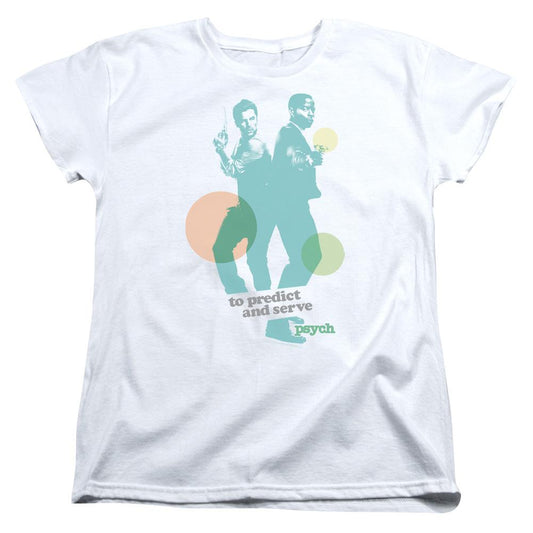 Psych Predict and Serve Women's Short Sleeve T-Shirt