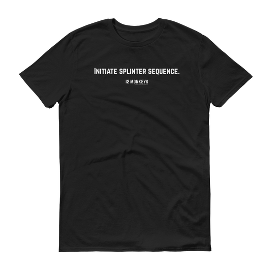 12 Monkeys Initiate Splinter Sequence Adult Short Sleeve T-Shirt