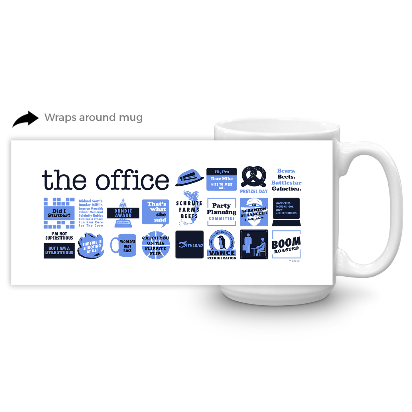 The Office Quote Mash-Up White Mug