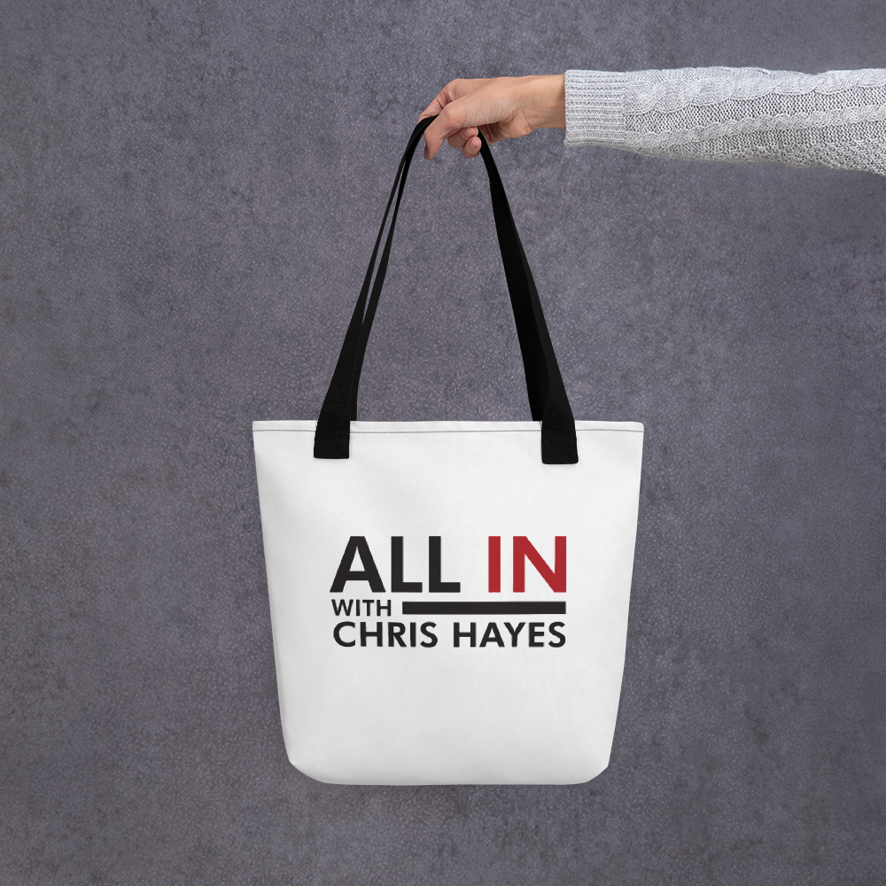 All In with Chris Hayes Logo Premium Tote Bag