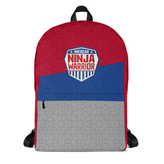 American Ninja Warrior Grey Sliced Logo Backpack