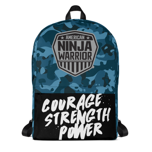 American Ninja Warrior Logo Camo Backpack