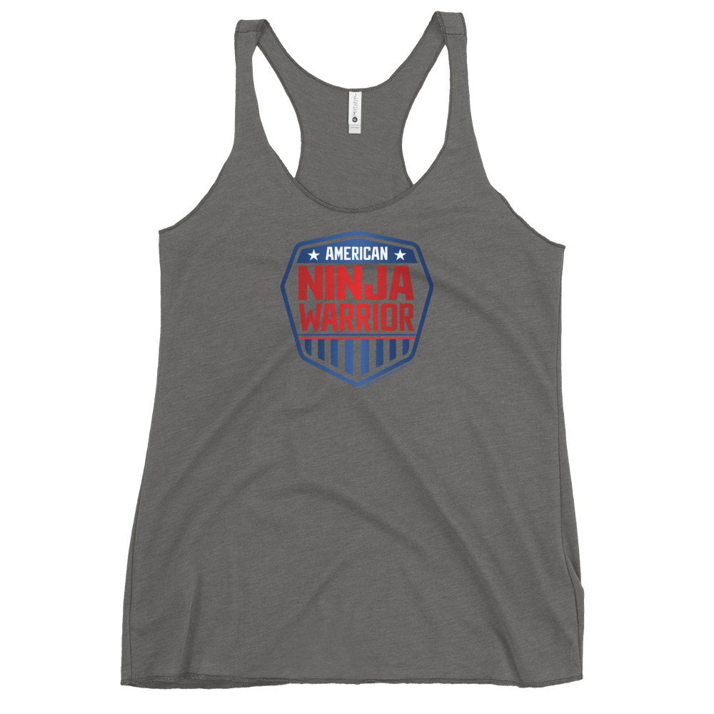 American Ninja Warrior Logo Women's Racerback Tank Top