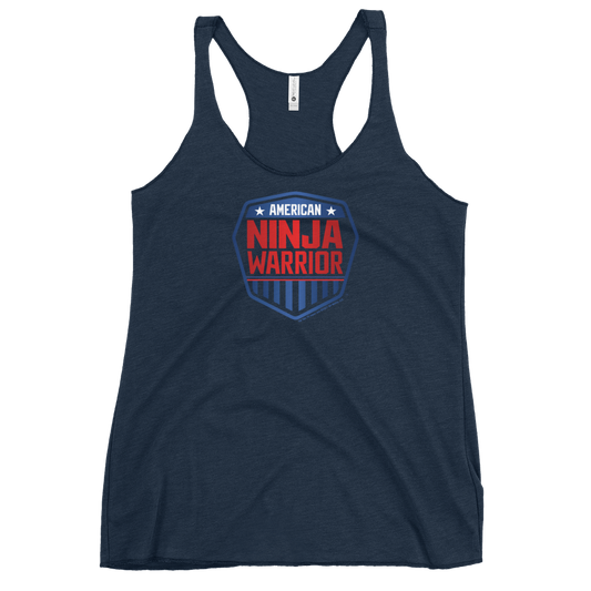 American Ninja Warrior Logo Women's Racerback Tank Top