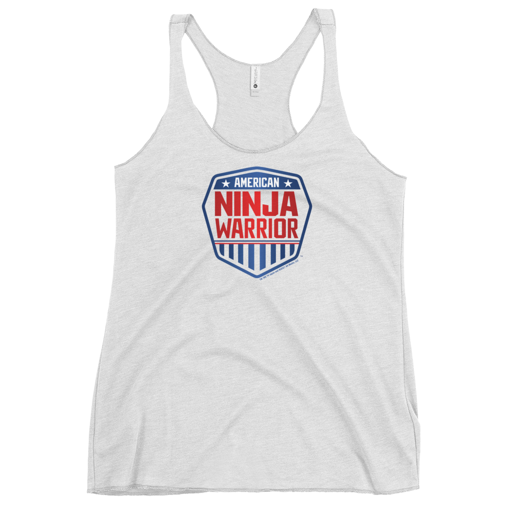 American Ninja Warrior Logo Women's Racerback Tank Top