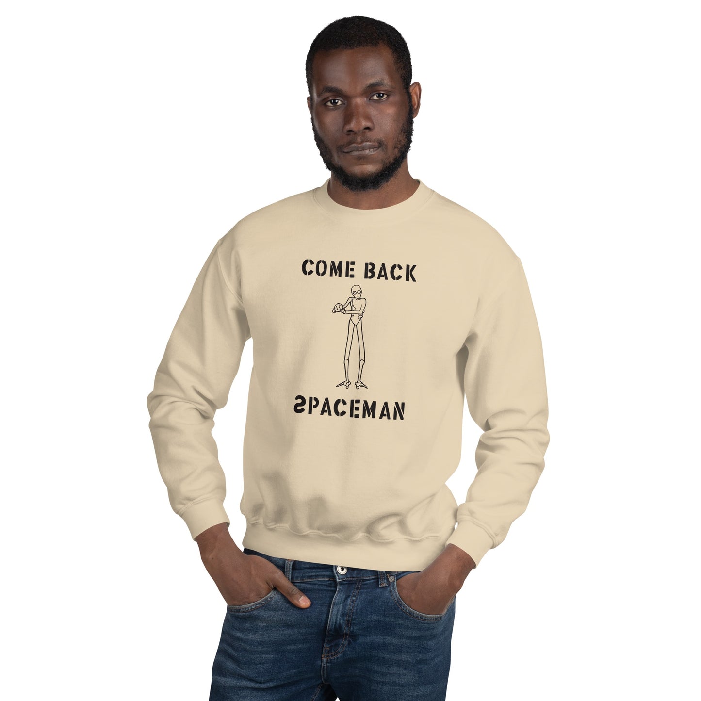 Asteroid City Come Back Spaceman Unisex Crewneck Sweatshirt