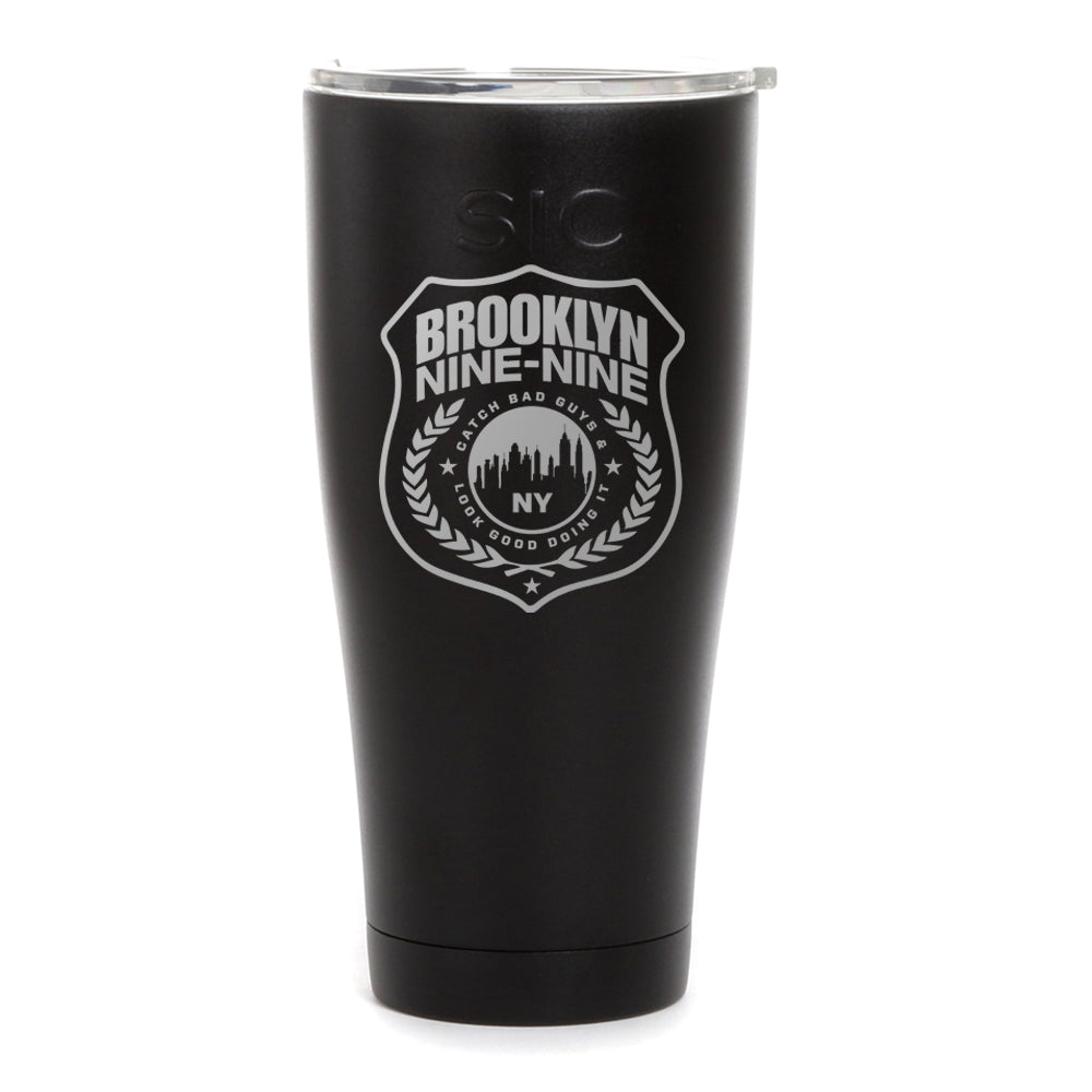 Brooklyn Nine-Nine Badge Laser Engraved SIC Tumbler
