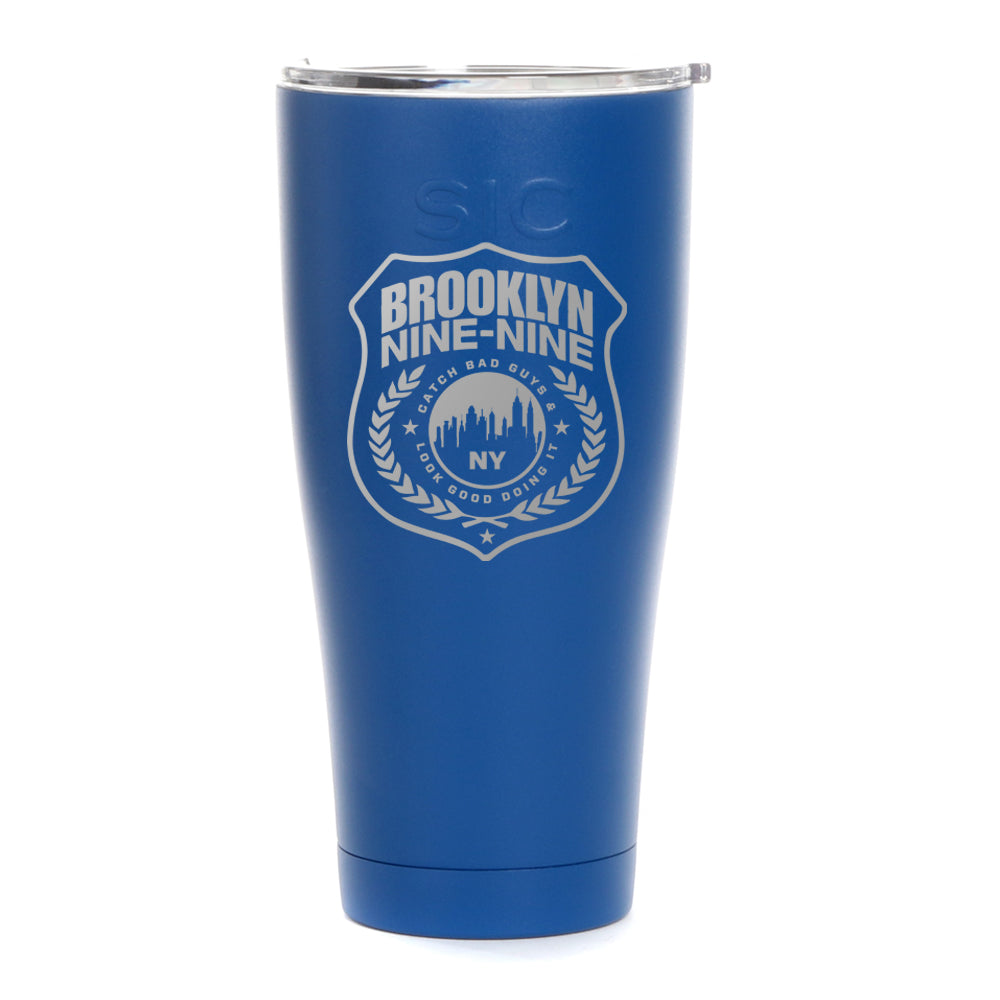 Brooklyn Nine-Nine Badge Laser Engraved SIC Tumbler
