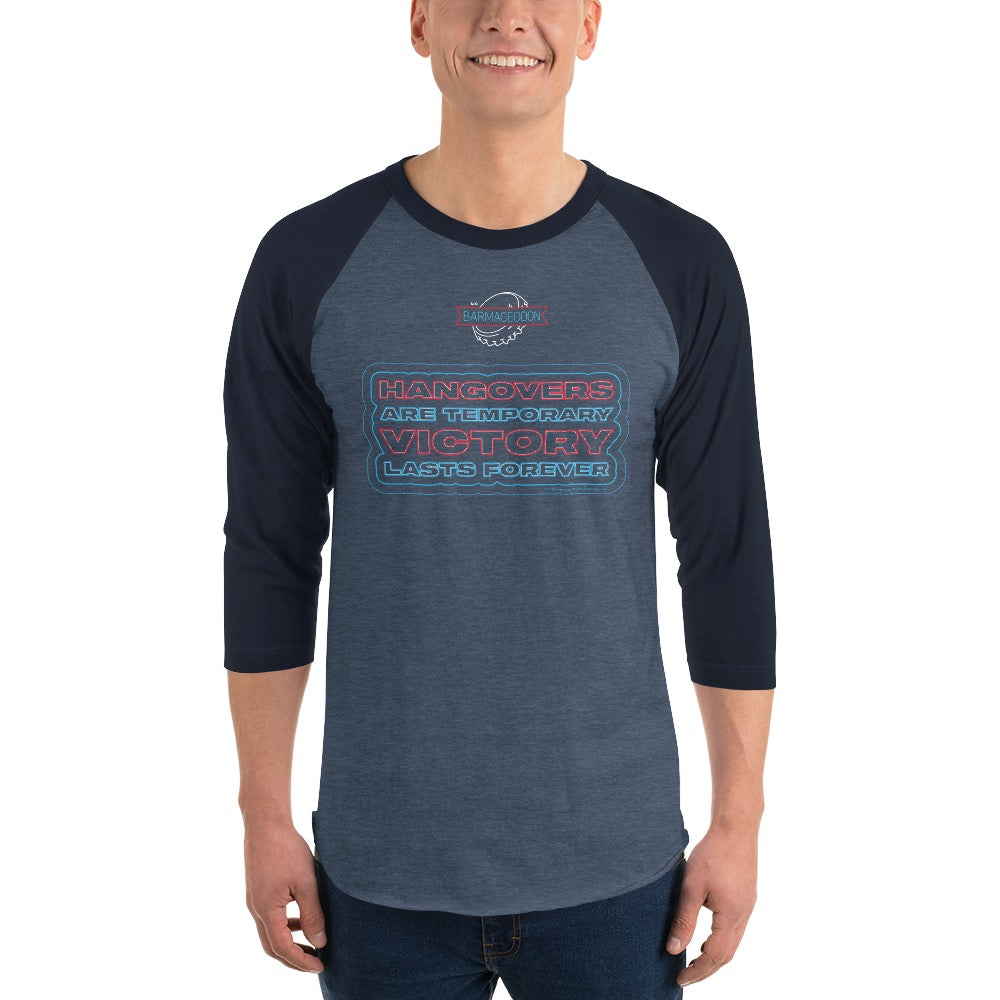 Barmageddon Hangovers Unisex 3/4 Sleeve Raglan Shirt