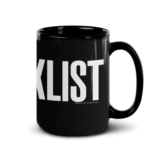 The Blacklist Logo Black Mug