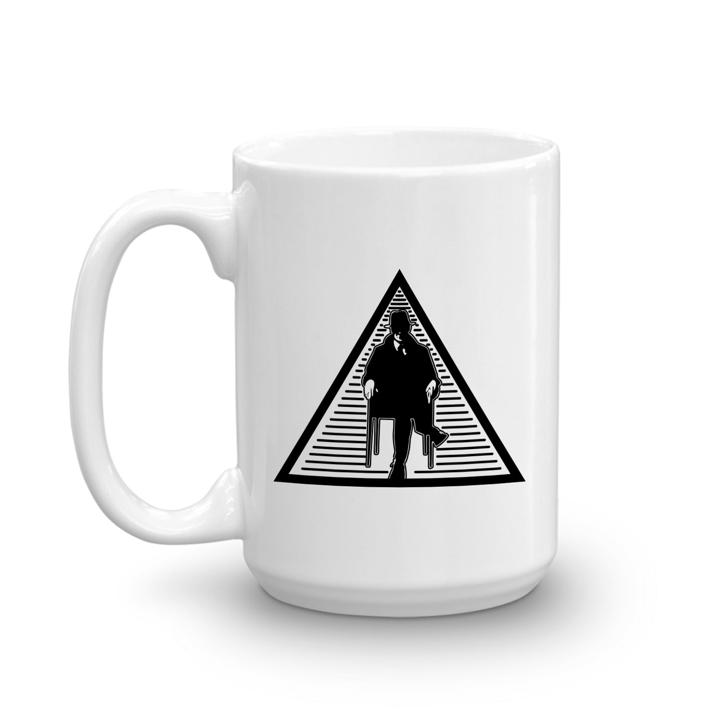 The Blacklist Triangle White Mug