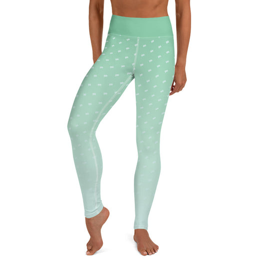 Bravo Gear Bravo Aqua Ombre  Women's All-Over Print Yoga Leggings