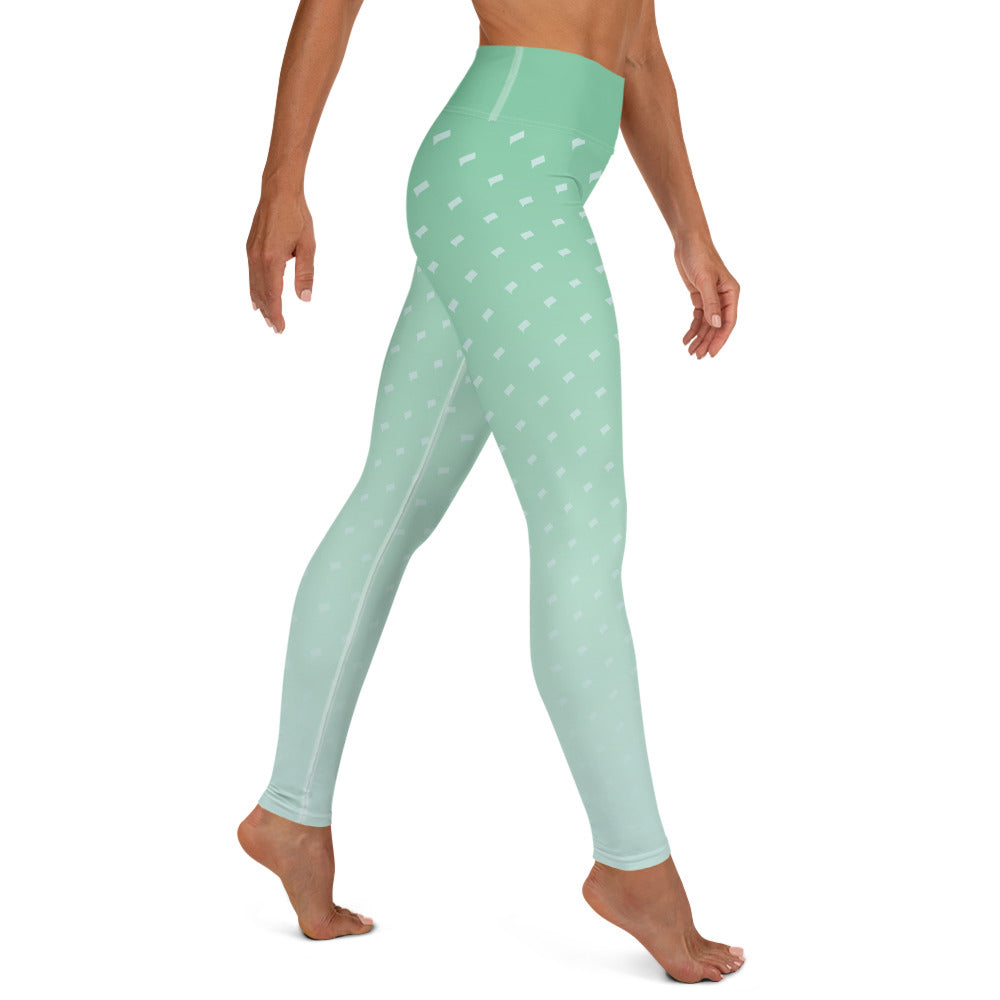Bravo Gear Bravo Aqua Ombre Women's All-Over Print Yoga Leggings