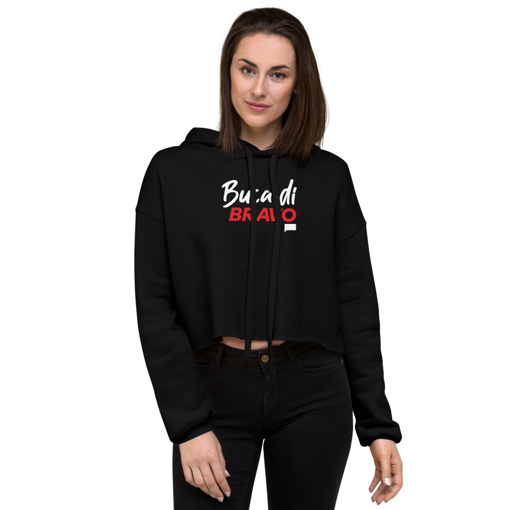 Bravo Gear Buca Di Bravo Women's Fleece Crop Hooded Sweatshirt