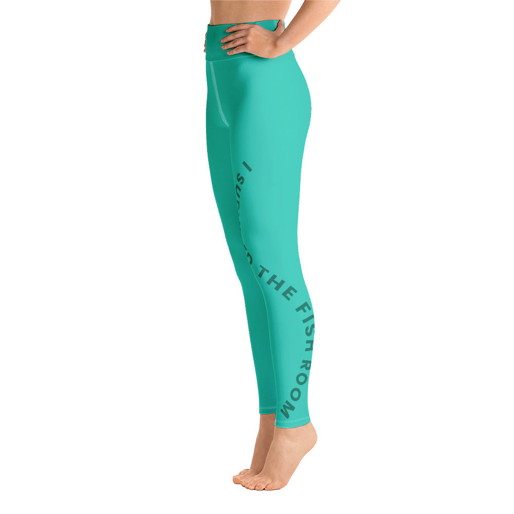 Bravo Gear I Survived the Fish Room Women's All-Over Print Yoga Leggings