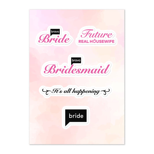 Bravo Bride Sticker Sheet