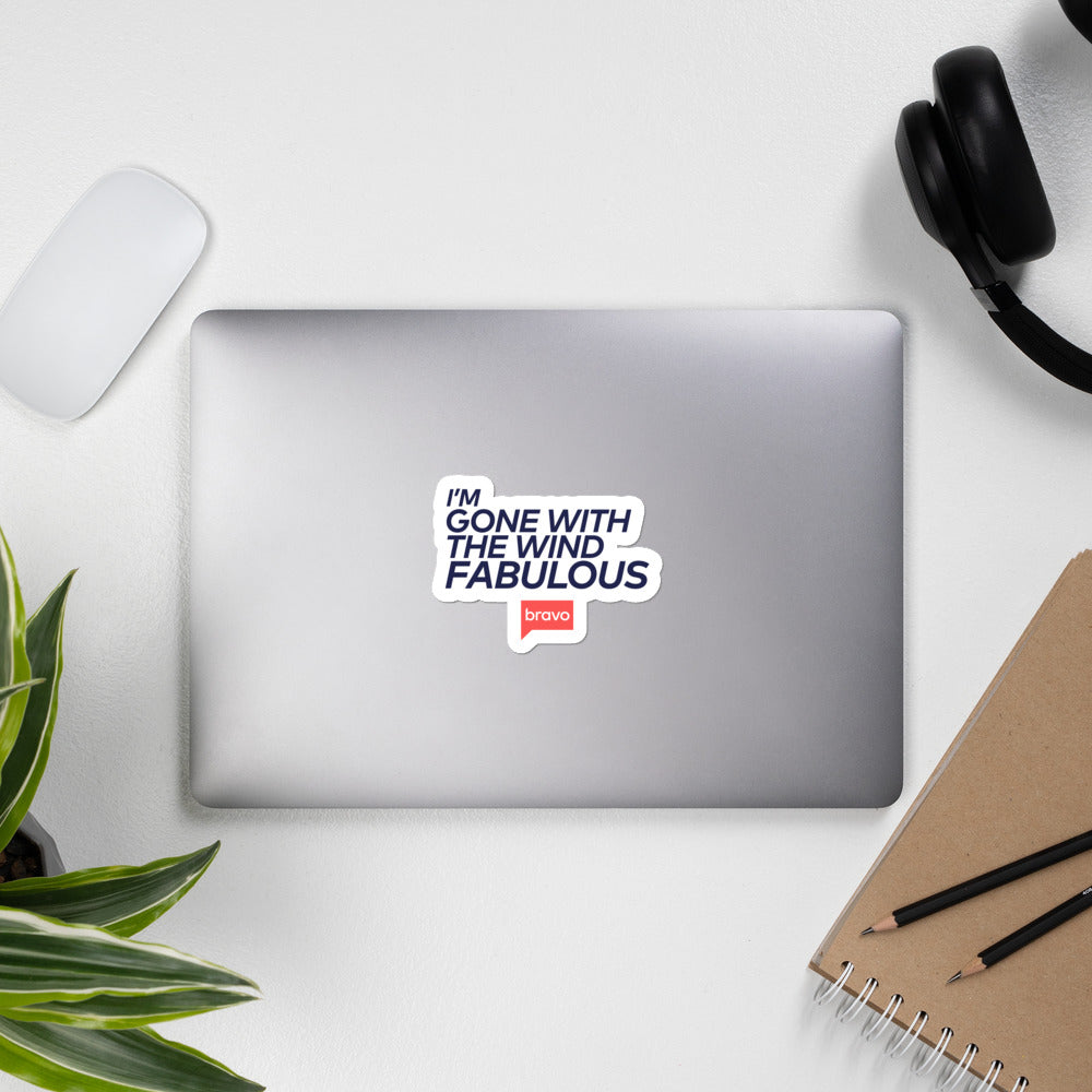Bravo Gear I'm Gone With The Wind Fabulous Die Cut Sticker