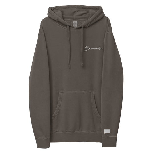 Bravoholic Script Embroidered Hoodie